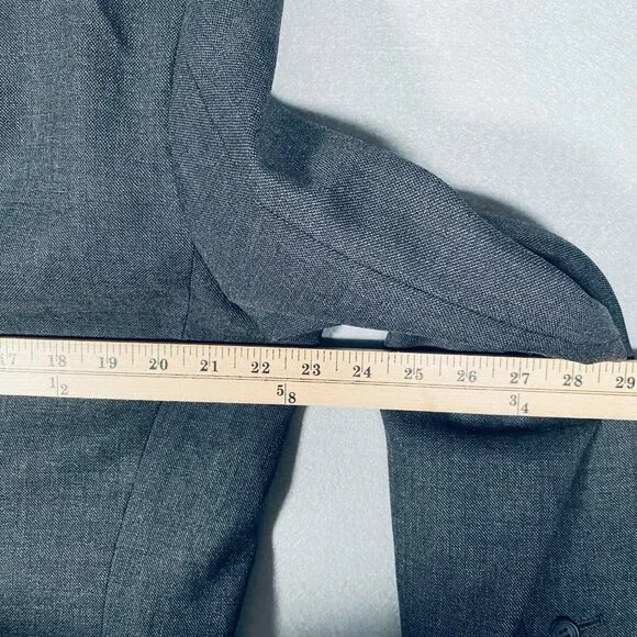 Vintage Paul Stuart Blazer Mens 44R Gray Wool Sport Coat Jacket Union Sport Coats & Blazers